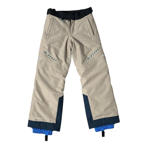 KLIM Youth Spark Pant Gore-Tex Ski Pants M Stone Taupe Snow Snowpants Insulated - Picture 1 of 10